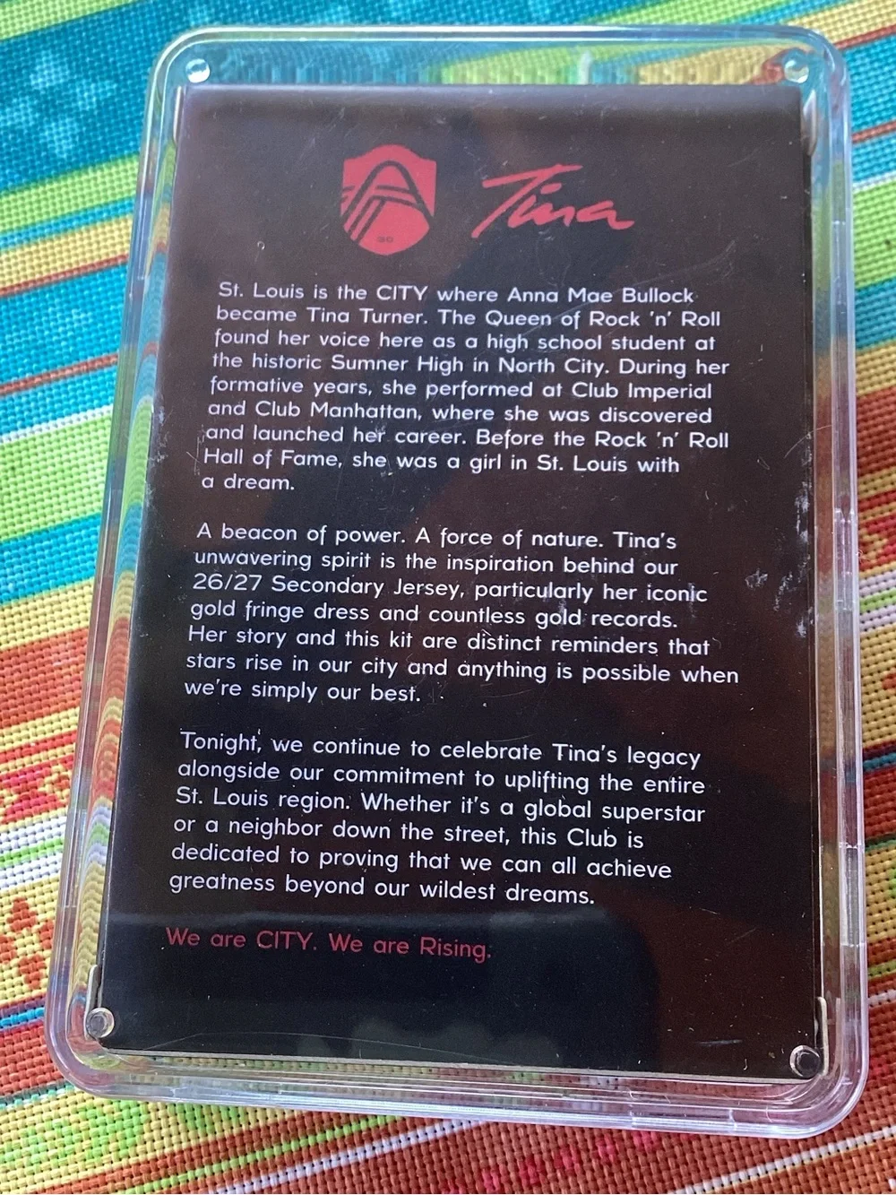 St Louis City SC - Tina Turner Night Limited Edition Pin Set - Black & Red